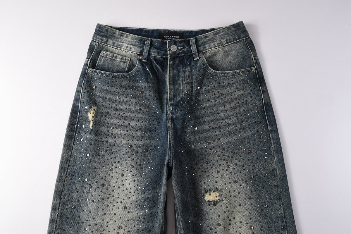 VELCEN Purple Brand Jeans #9131