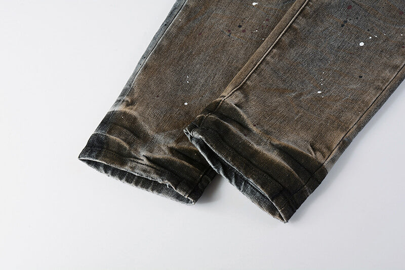 VELCEN Purple Brand Jeans #9031