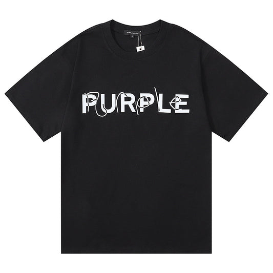 VELCEN Purple Brand Fashion T-Shirt