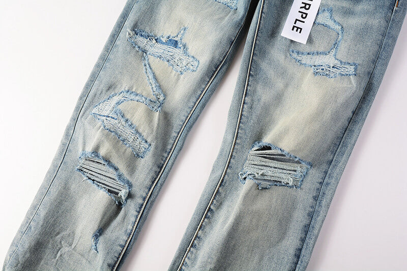 VELCEN Purple Brand Jeans #9013
