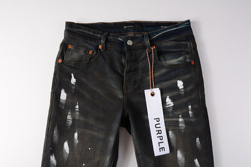 VELCEN Purple Brand Jeans #9036