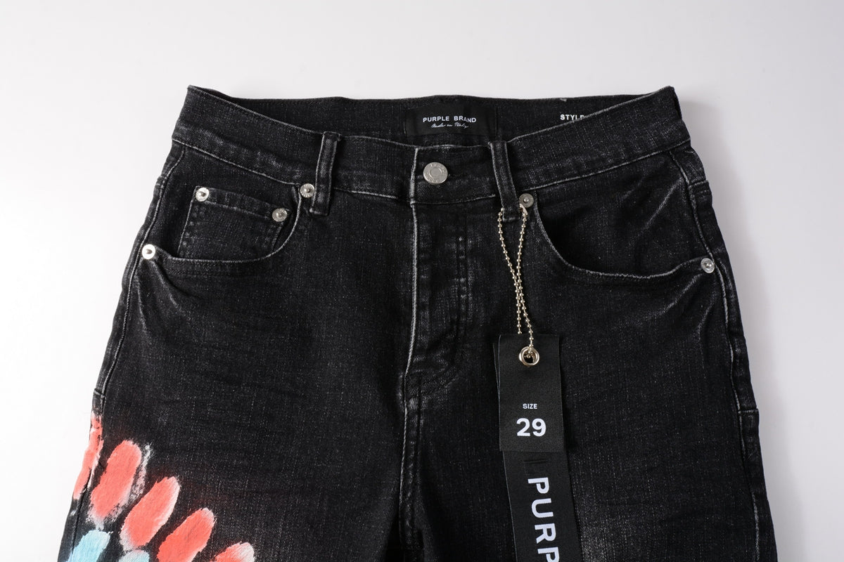 VELCEN Purple Brand Denim Shorts #5085