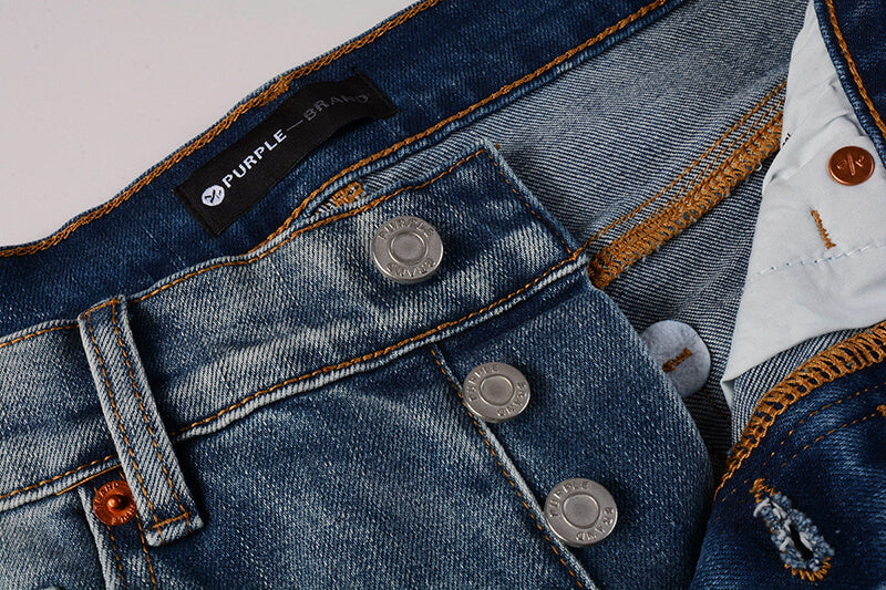 VELCEN Purple Brand Jeans #9038