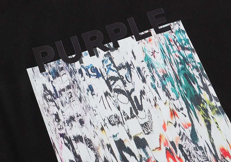 VELCEN Purple Brand Fashion T-Shirt
