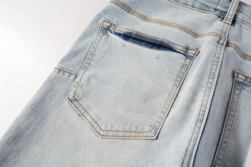 VELCEN Purple Brand Jeans #9048