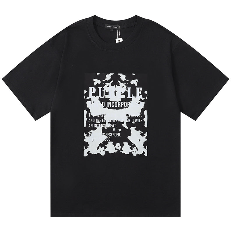 VELCEN Purple Brand Fashion T-Shirt