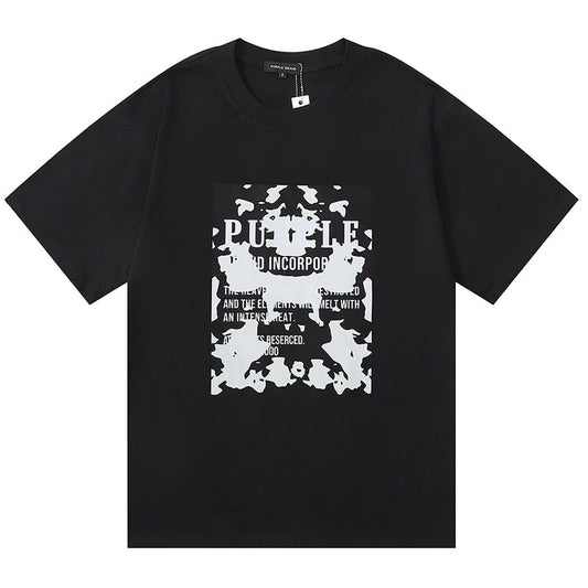 VELCEN Purple Brand Fashion T-Shirt