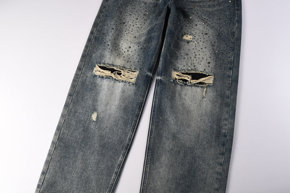 VELCEN Purple Brand Jeans #9131