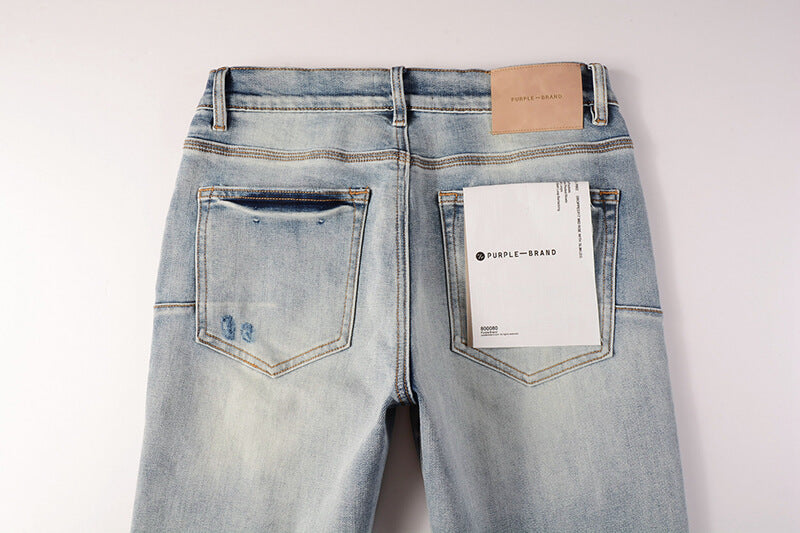 VELCEN Purple Brand Jeans #9038