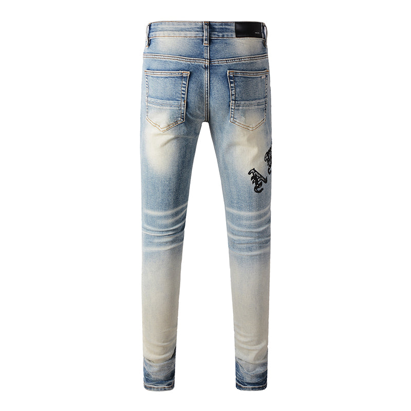 VELCEN Amiri Fashion Jeans #828-1