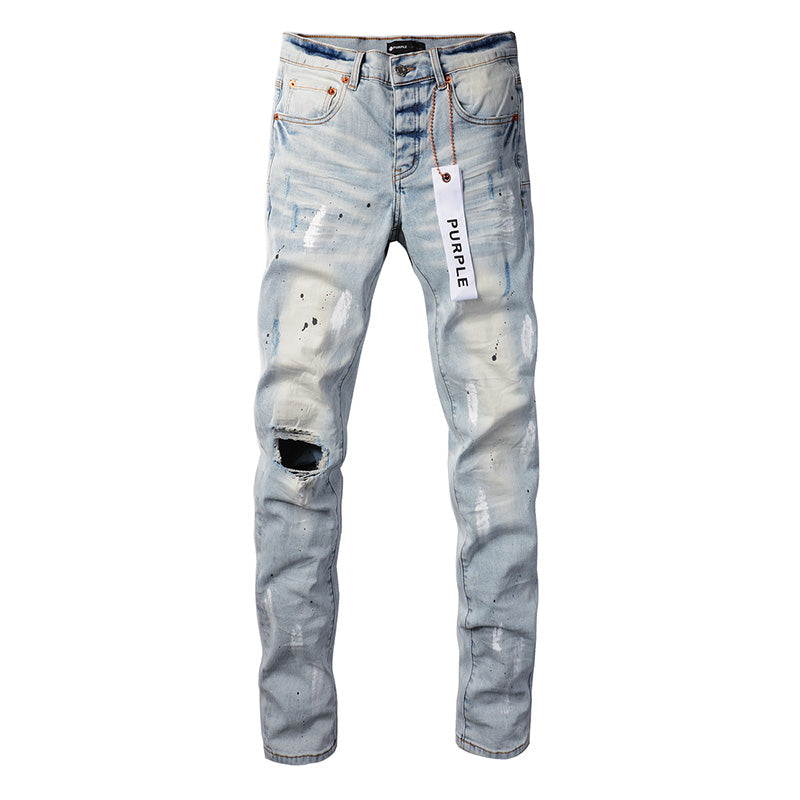 VELCEN Purple Brand Jeans #9006