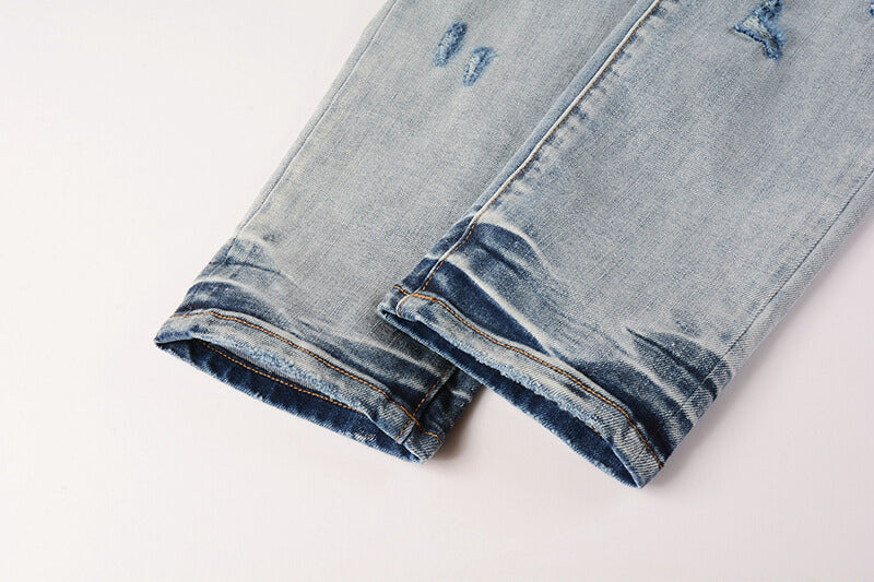 VELCEN Purple Brand Jeans #9038