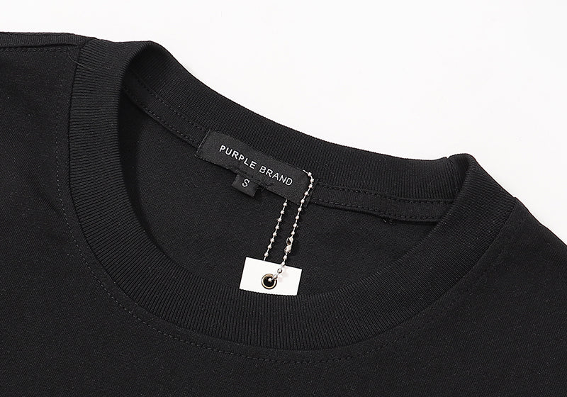 VELCEN Purple Brand Fashion T-Shirt