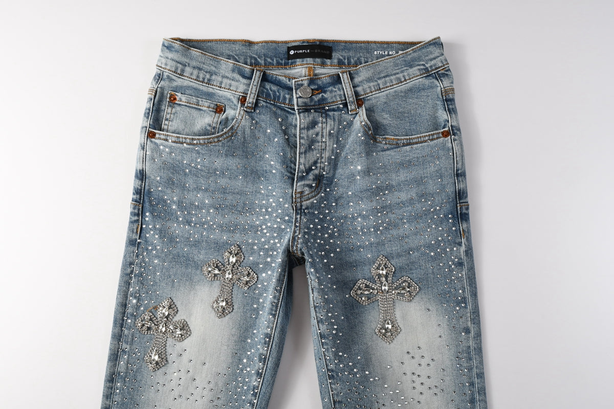 VELCEN Purple Brand Jeans #9132