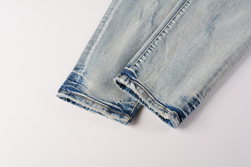VELCEN Purple Brand Jeans #9050